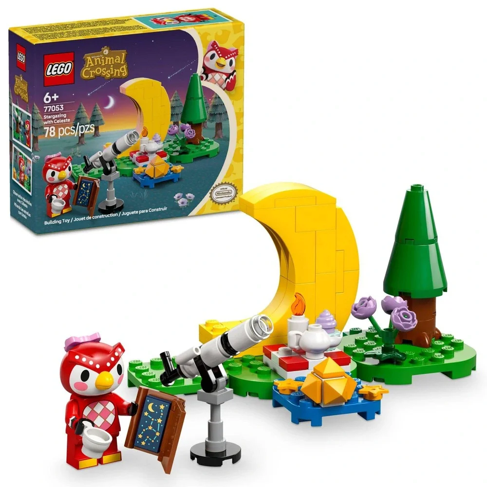 LEGO‎ NEW Animal Crossing Stargazing with Celeste 77053 Building Toy 78 Pieces
